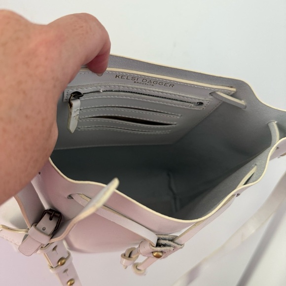 Kelsi Dagger white Wythe leather bucket bag - Picture 12 of 15